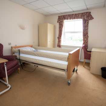 room at Owlett Hall Care Home in Bradford