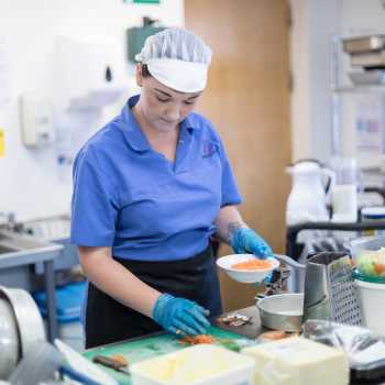 Owlett Hall Care Home in Bradford kitchen staff