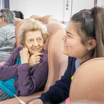 Carer & Resident at Green Acres care home in Leeds