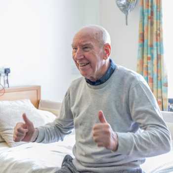 resident at Moorland Gardens Care Home, Luton