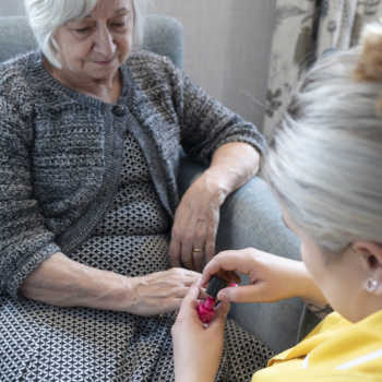 residents at Elm Park care home with nursing in Doncaster