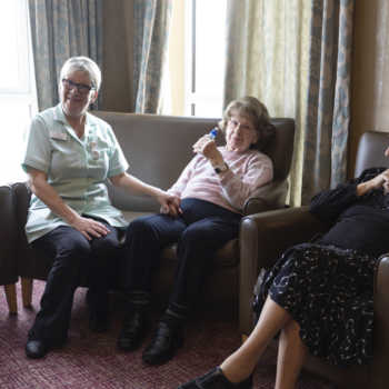 residents at Elm Park care home with nursing in Doncaster