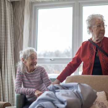 residents at Sycamore Park care home in Huddersfield, Kirklees