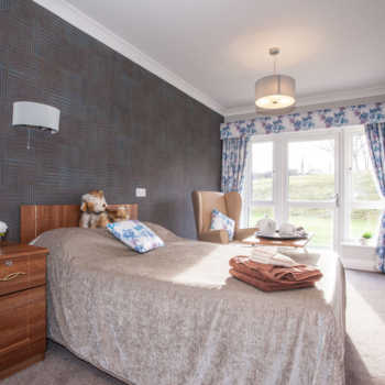 room in Birch Park care home in Kirklees, West Yorkshire