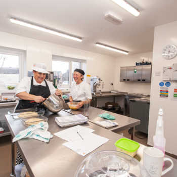 kitchen at Birch Park care home in Kirklees, West Yorkshire