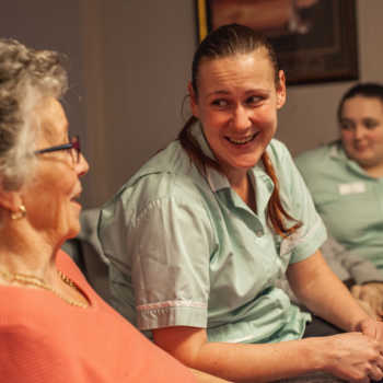 Birch Park care home staff & resident in Kirklees, West Yorkshire